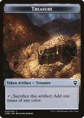 Angel // Treasure Double-Sided Token [Commander Legends Tokens] | Good Games Cannington
