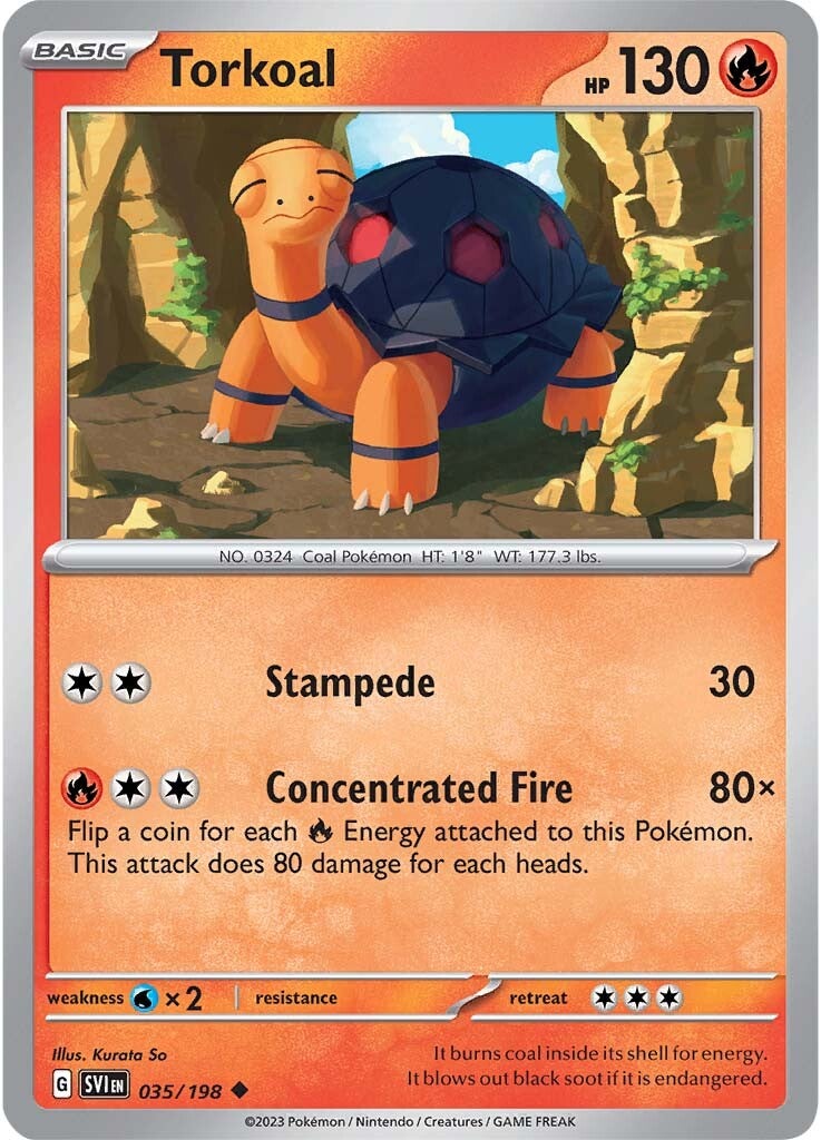 Torkoal (035/198) [Scarlet & Violet: Base Set] | Good Games Cannington