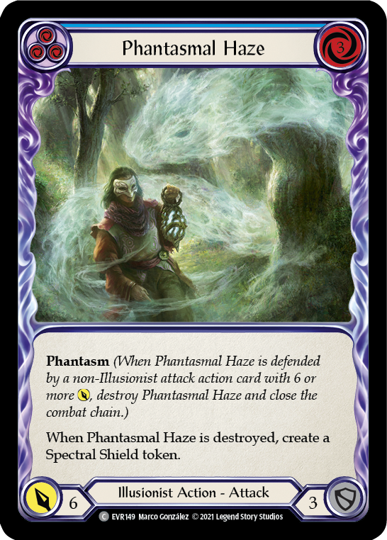 Phantasmal Haze (Blue) [EVR149] (Everfest)  1st Edition Normal | Good Games Cannington