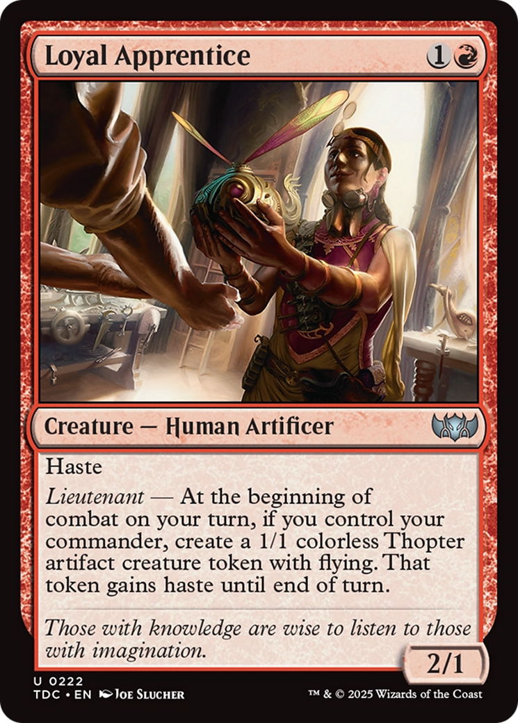 Loyal Apprentice [Tarkir: Dragonstorm Commander] | Good Games Cannington