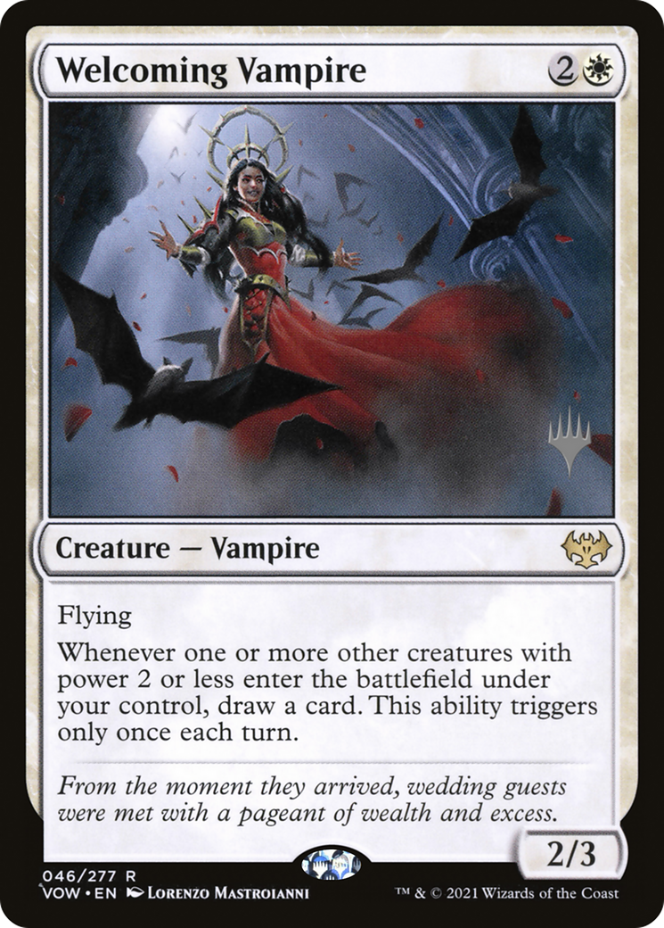 Welcoming Vampire (Promo Pack) [The Brothers' War Promos] | Good Games Cannington