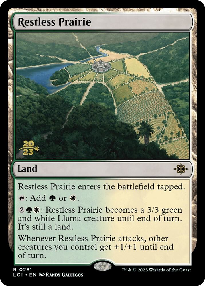 Restless Prairie 281s/138 (Prerelease Cards)  - Foil | Good Games Cannington