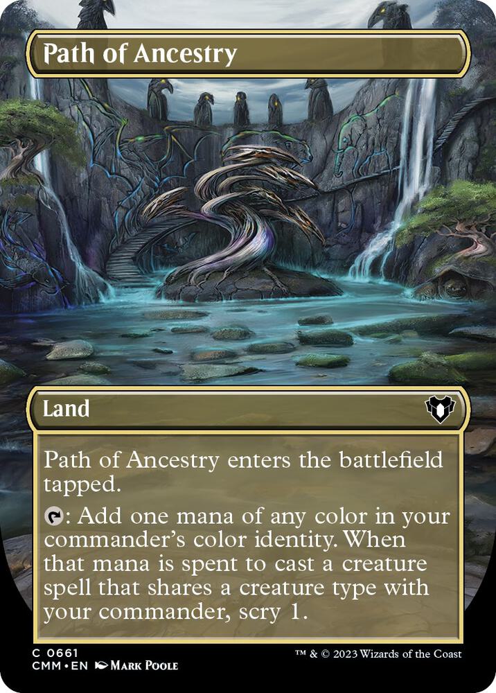 Path of Ancestry 661 (Commander Masters)  - Borderless | Good Games Cannington