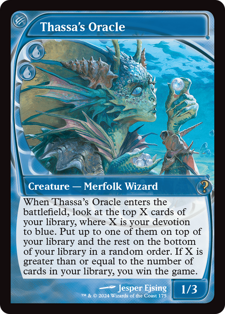 Thassa's Oracle (Future Sight) [Mystery Booster 2] | Good Games Cannington