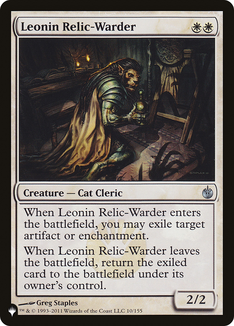 Leonin Relic-Warder (MBS) [The List] | Good Games Cannington