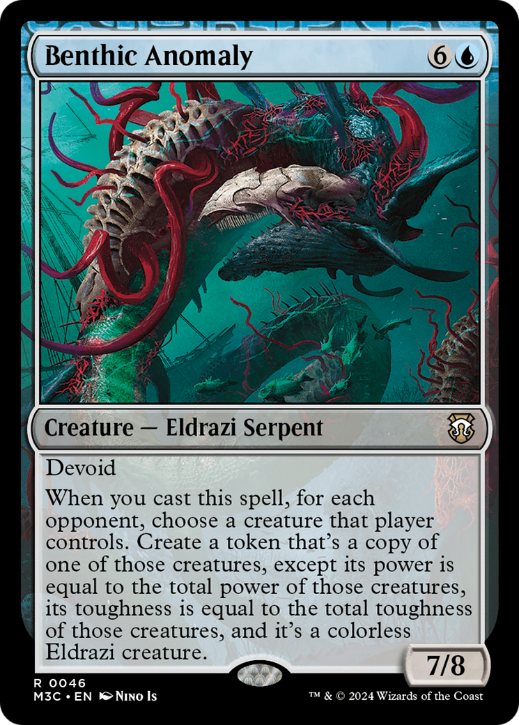 Benthic Anomaly (Ripple Foil) [Modern Horizons 3 Commander] | Good Games Cannington