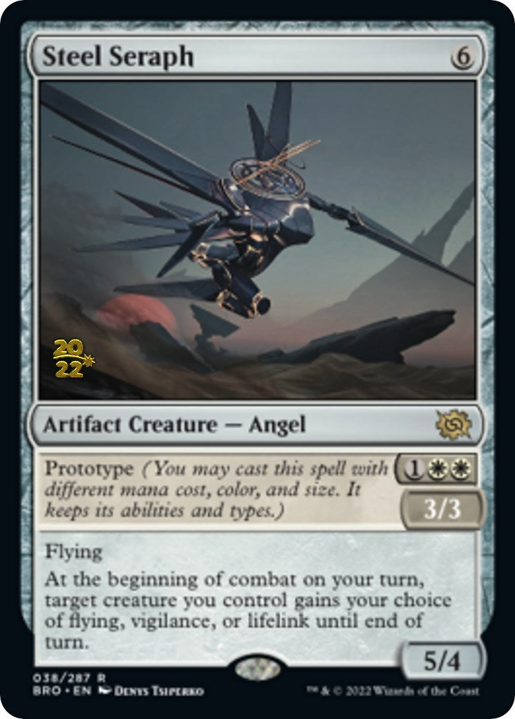 Steel Seraph [The Brothers' War Prerelease Promos] | Good Games Cannington