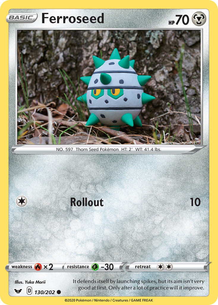 Ferroseed (130/202) [Sword & Shield: Base Set] | Good Games Cannington