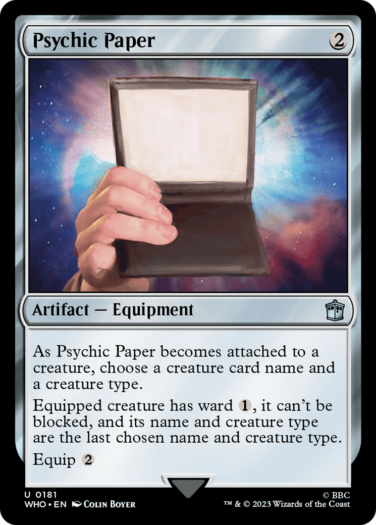 Psychic Paper [Doctor Who] | Good Games Cannington