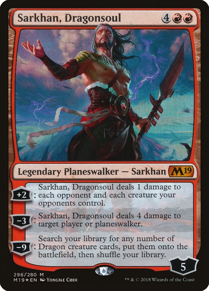 Sarkhan, Dragonsoul 296/280 (Core Set 2019)  - Foil | Good Games Cannington