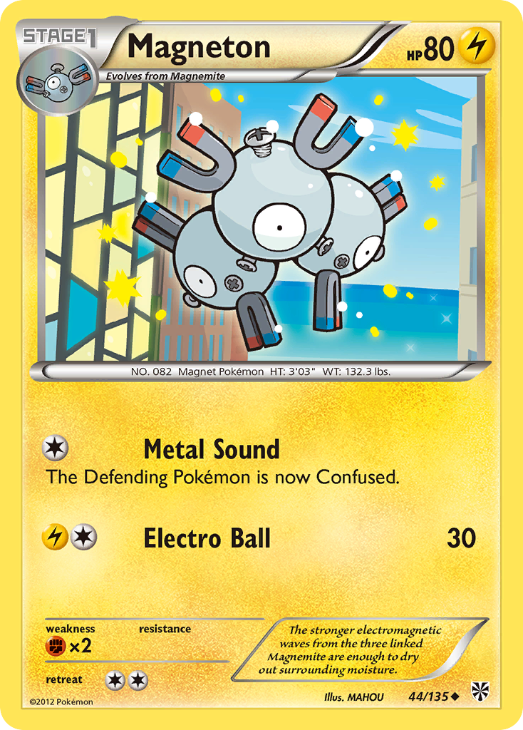 Magneton (44/135) [Black & White: Plasma Storm] | Good Games Cannington