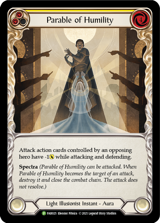 Parable of Humility [FAB025] (Promo)  Cold Foil | Good Games Cannington