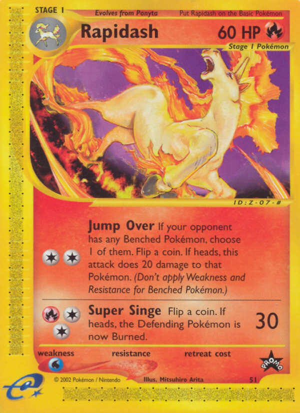 Rapidash (51) [Wizards of the Coast: Black Star Promos] | Good Games Cannington