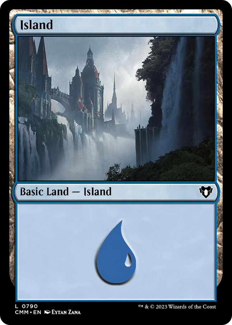 Island (790) [Commander Masters] | Good Games Cannington