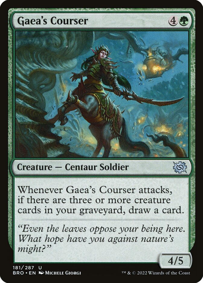 Gaea's Courser 181 (The Brothers' War)  | Good Games Cannington