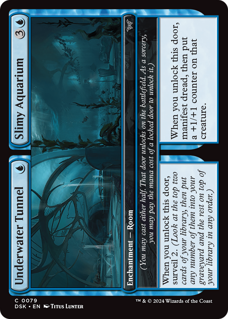 Underwater Tunnel // Slimy Aquarium [Duskmourn: House of Horror] | Good Games Cannington