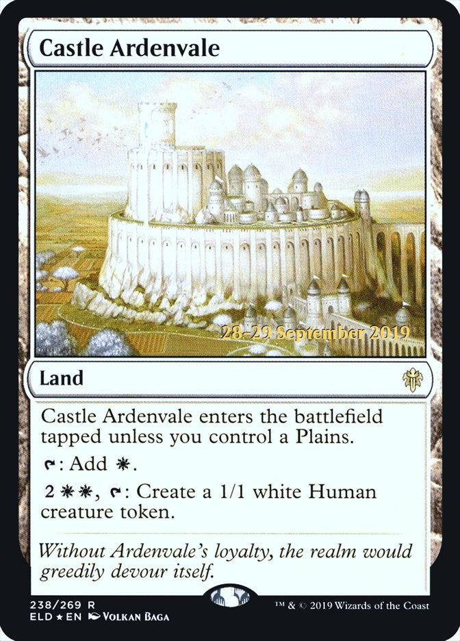 Castle Ardenvale [Throne of Eldraine Prerelease Promos] | Good Games Cannington
