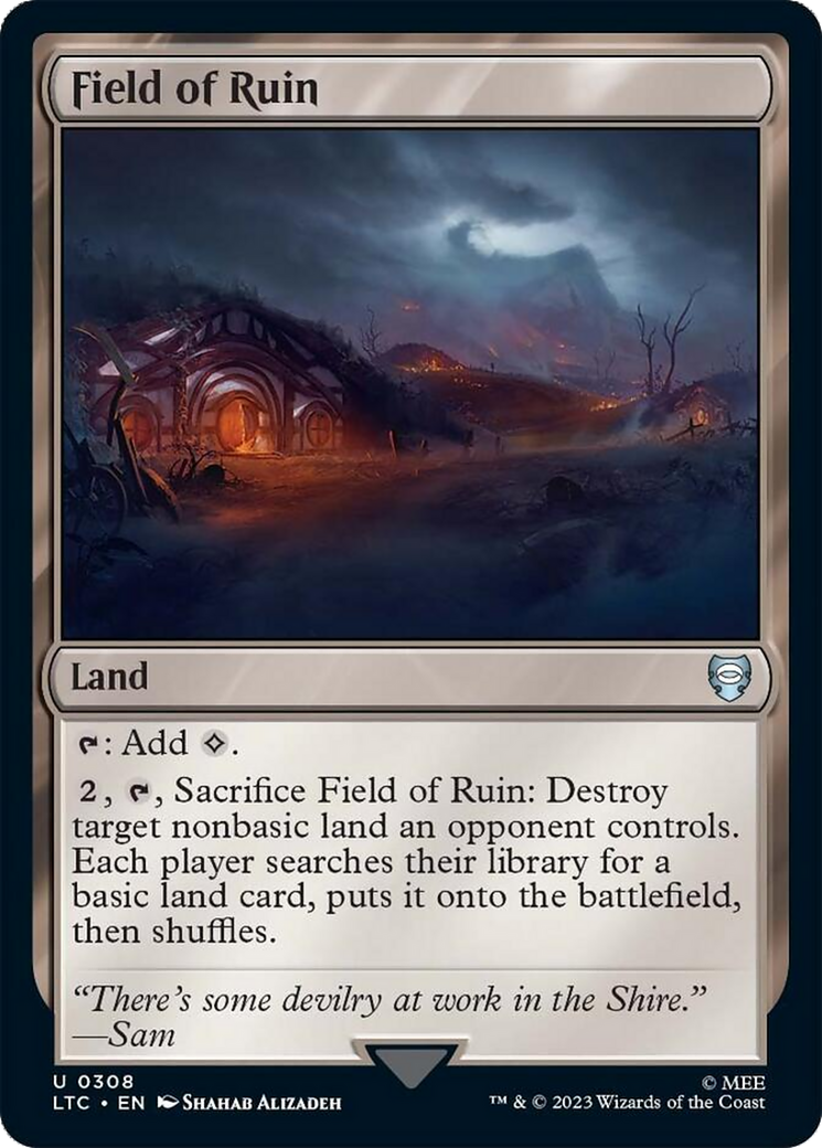 Field of Ruin [The Lord of the Rings: Tales of Middle-Earth Commander] | Good Games Cannington