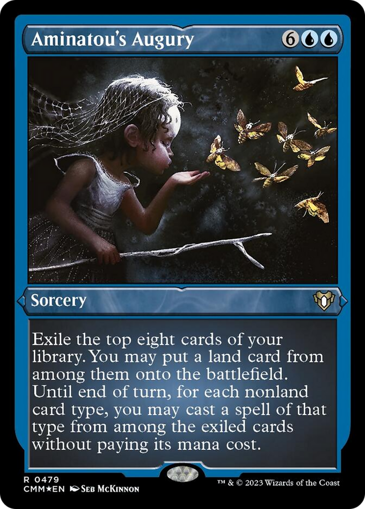 Aminatou's Augury (Foil Etched) [Commander Masters] | Good Games Cannington