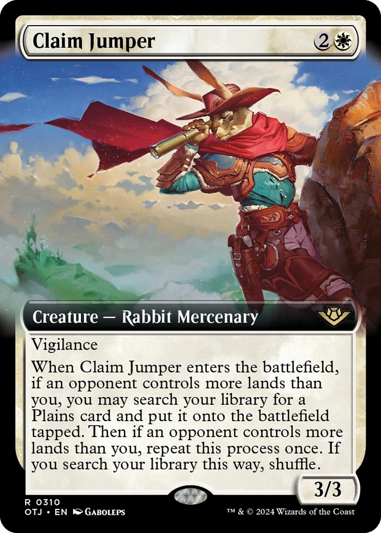 Claim Jumper (Extended Art) [Outlaws of Thunder Junction] | Good Games Cannington