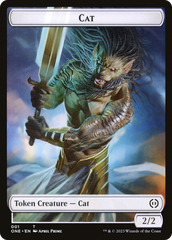 Cat Token [Phyrexia: All Will Be One Tokens] | Good Games Cannington