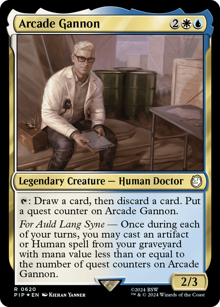 Arcade Gannon (Surge Foil) [Fallout] | Good Games Cannington