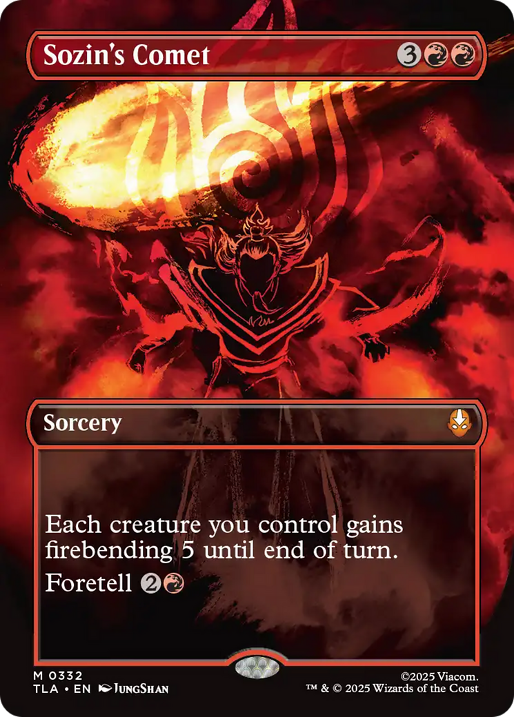 Sozin's Comet (0332) (Borderless) [Avatar: The Last Airbender] | Good Games Cannington