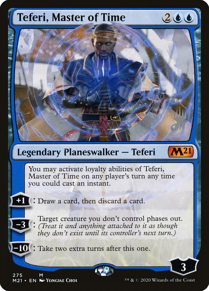 Teferi, Master of Time (Promo Pack) (275) [Core Set 2021 Promos] | Good Games Cannington