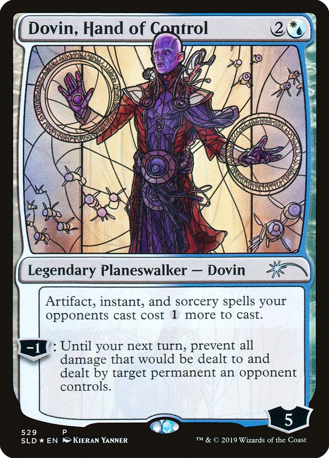 Dovin, Hand of Control (Stained Glass) [Secret Lair Drop Promos] | Good Games Cannington