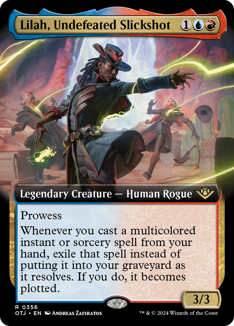Lilah, Undefeated Slickshot (Extended Art) [Outlaws of Thunder Junction] | Good Games Cannington