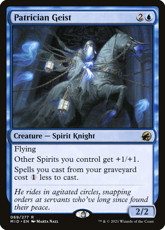 Patrician Geist 69/277 (Innistrad: Midnight Hunt)  | Good Games Cannington