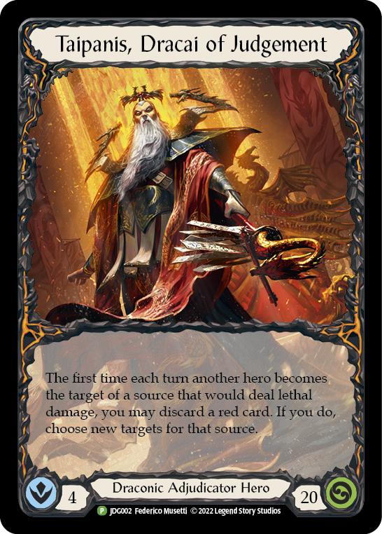 Taipanis, Dracai of Judgement [JDG002] (Promo)  Cold Foil | Good Games Cannington