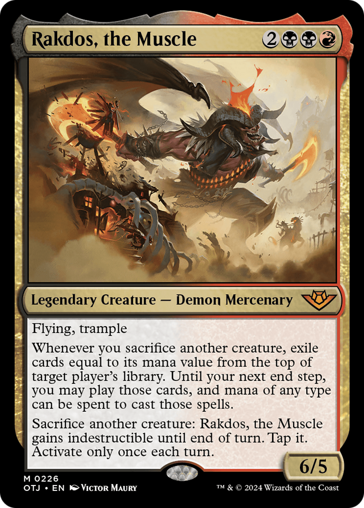 Rakdos, the Muscle [Outlaws of Thunder Junction] | Good Games Cannington
