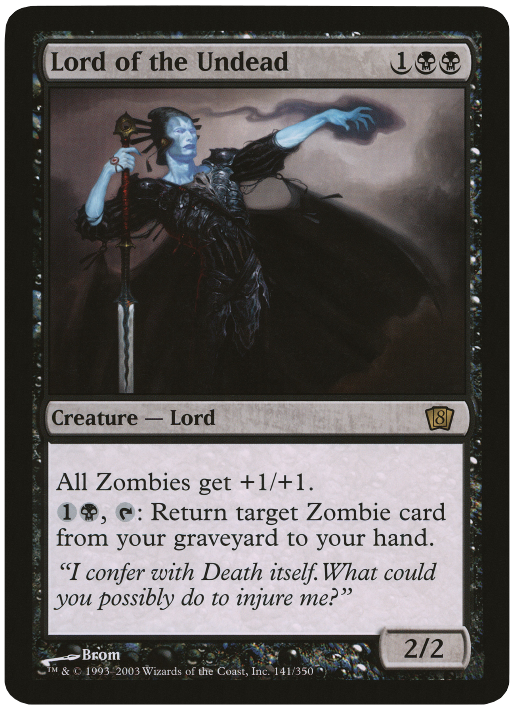 Lord of the Undead (Oversized) [Eighth Edition Box Topper] | Good Games Cannington