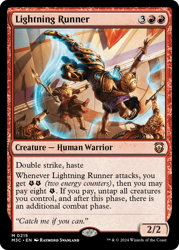 Lightning Runner [Modern Horizons 3 Commander] | Good Games Cannington