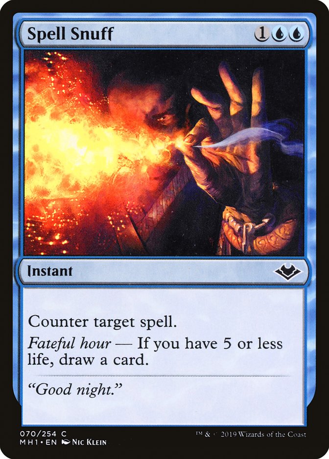 Spell Snuff [Modern Horizons] | Good Games Cannington