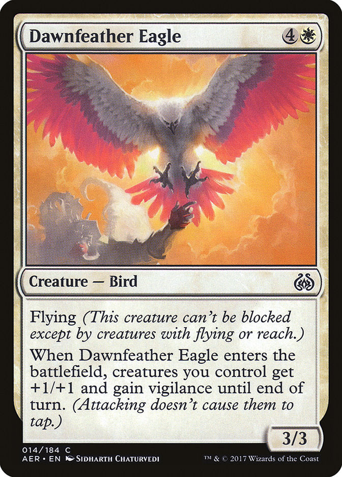 Dawnfeather Eagle (Intro Pack) [Aether Revolt Promos] | Good Games Cannington