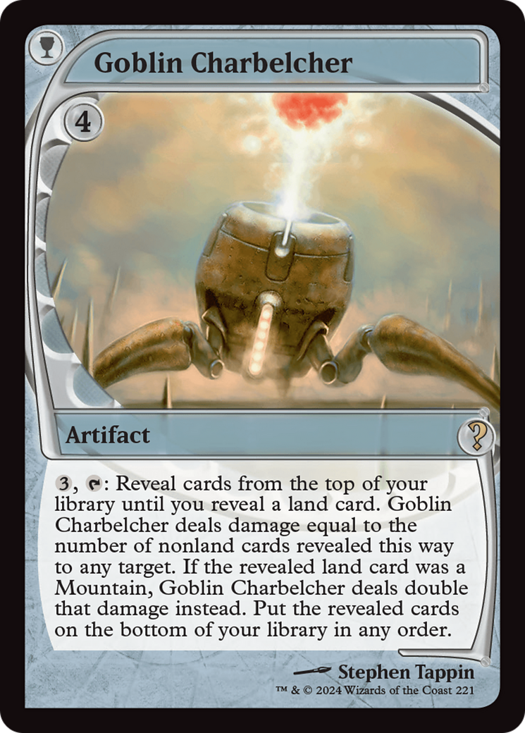 Goblin Charbelcher (Future Sight) [Mystery Booster 2] | Good Games Cannington