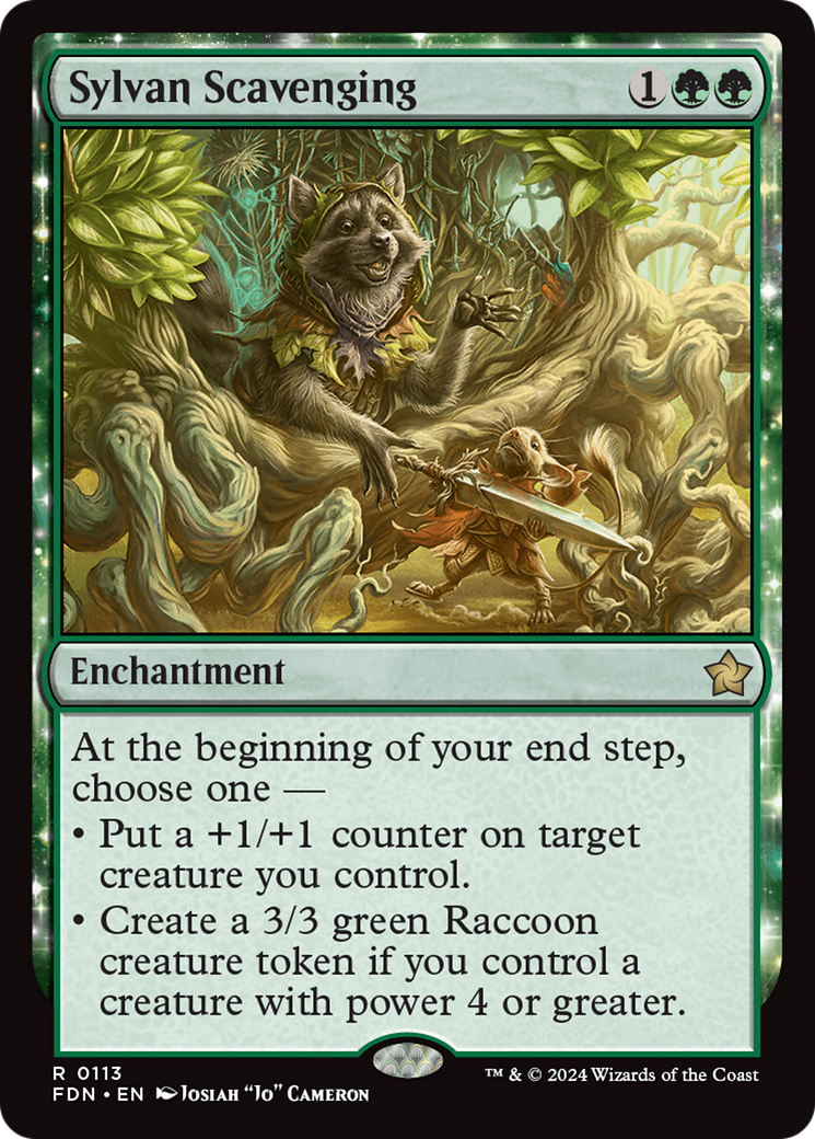 Sylvan Scavenging [Foundations] | Good Games Cannington