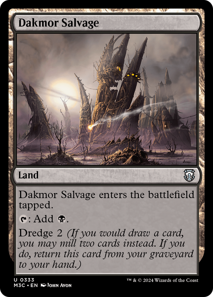 Dakmor Salvage (Ripple Foil) [Modern Horizons 3 Commander] | Good Games Cannington