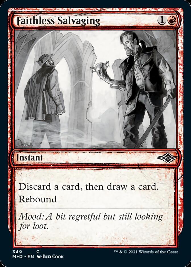 Faithless Salvaging (Sketch) [Modern Horizons 2] | Good Games Cannington