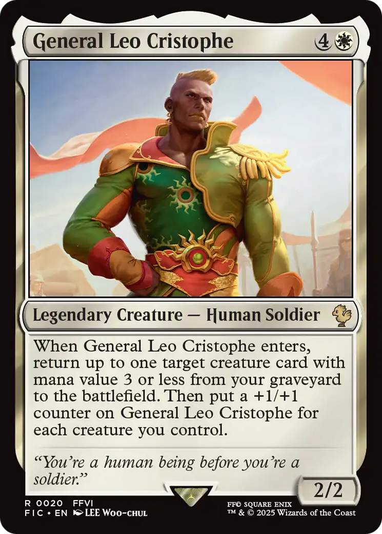 General Leo Cristophe [FINAL FANTASY Commander] | Good Games Cannington