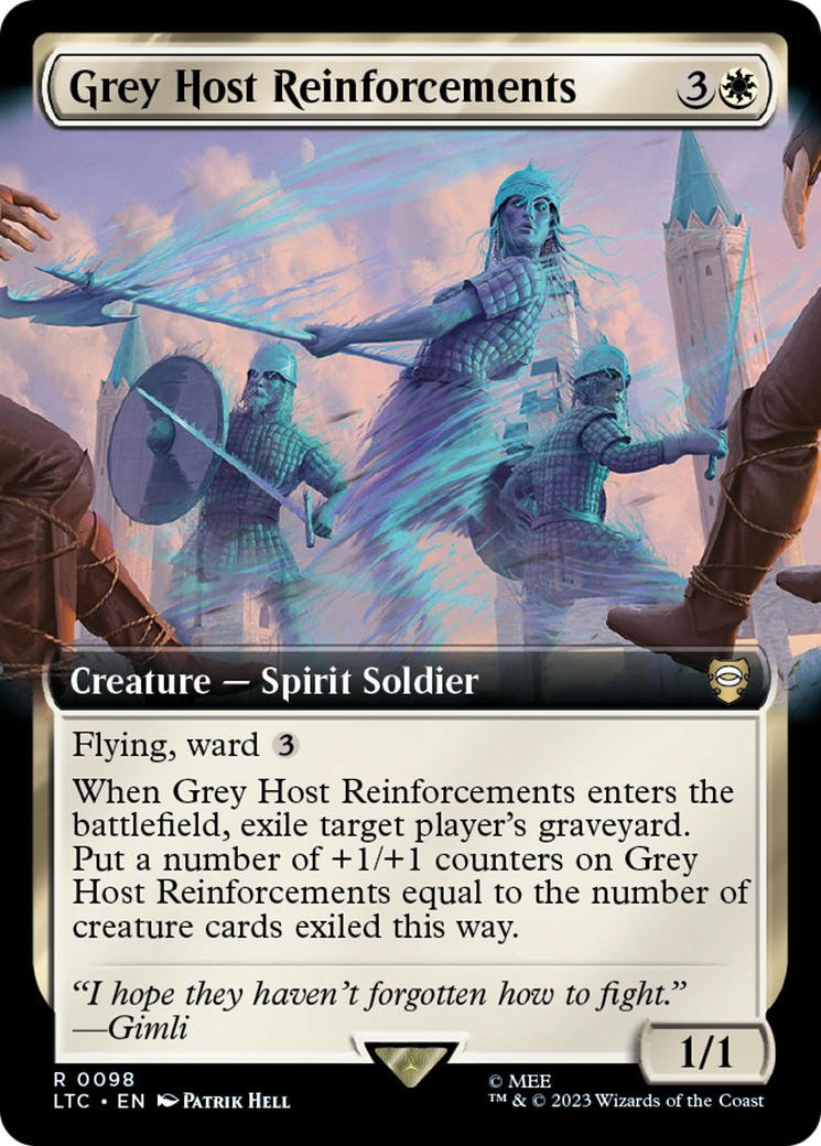 Grey Host Reinforcements (Extended Art) [The Lord of the Rings: Tales of Middle-Earth Commander] | Good Games Cannington