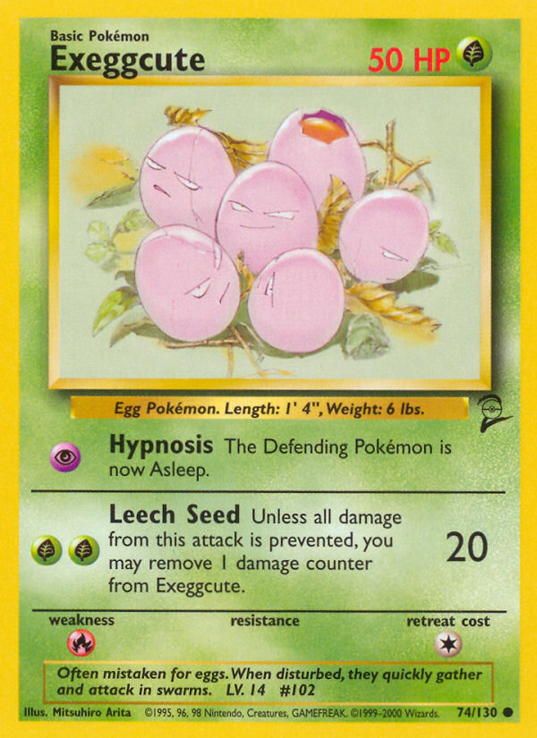 Exeggcute (74/130) [Base Set 2] | Good Games Cannington