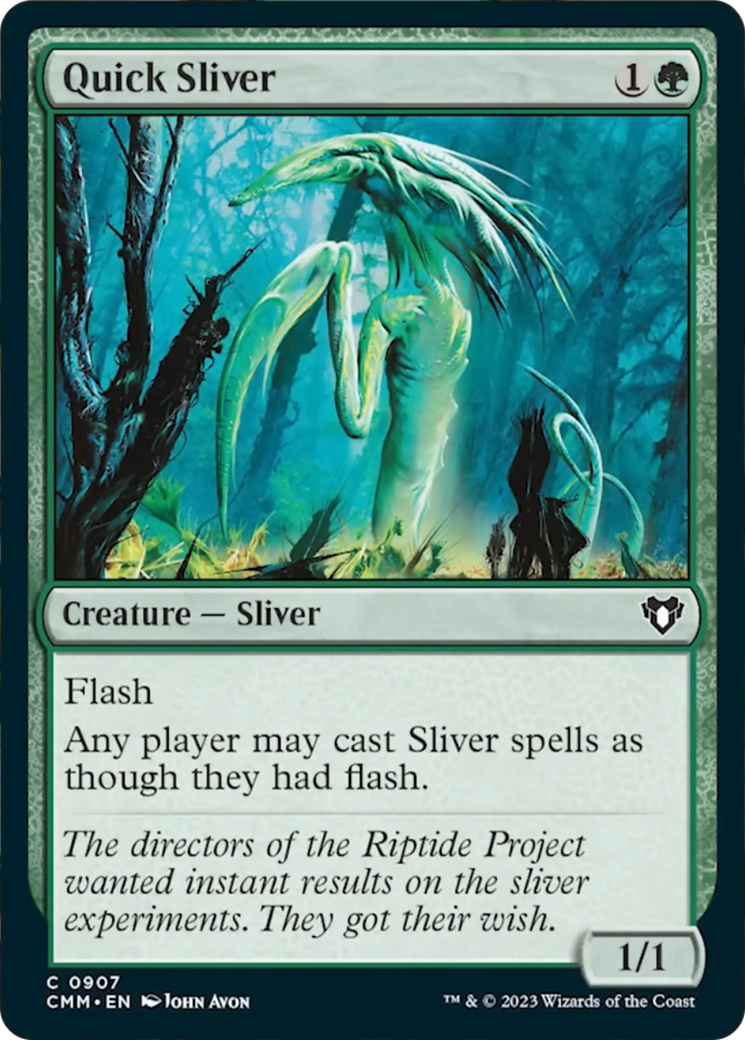 Quick Sliver [Commander Masters] | Good Games Cannington