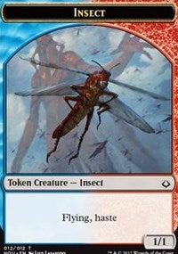 Insect // Zombie Double-Sided Token [Hour of Devastation Tokens] | Good Games Cannington