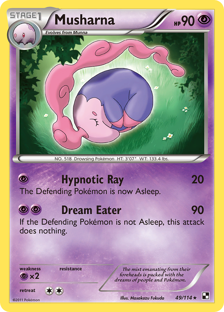 Musharna (49/114) [Black & White: Base Set] | Good Games Cannington