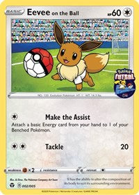 Eevee on the Ball (002/005) [Miscellaneous Cards] | Good Games Cannington