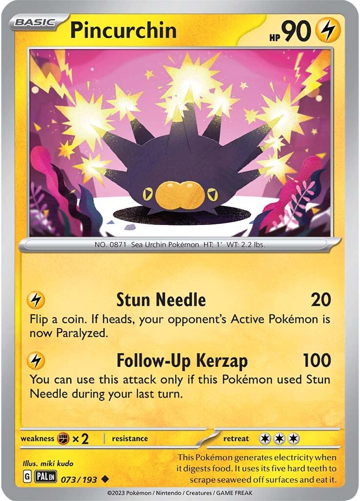 Pincurchin (073/193) [Scarlet & Violet: Paldea Evolved] | Good Games Cannington