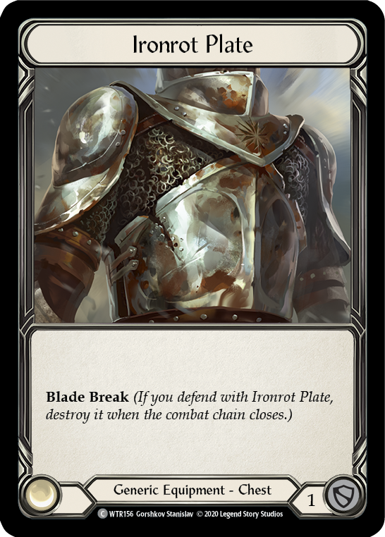 Ironrot Plate [U-WTR156] (Welcome to Rathe Unlimited)  Unlimited Normal | Good Games Cannington
